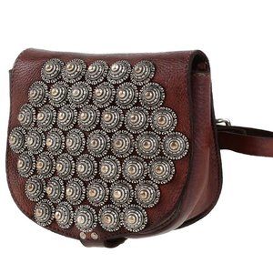 Campomaggi Pyramid Studs Belt Bum or Crossbody Festival Bag New